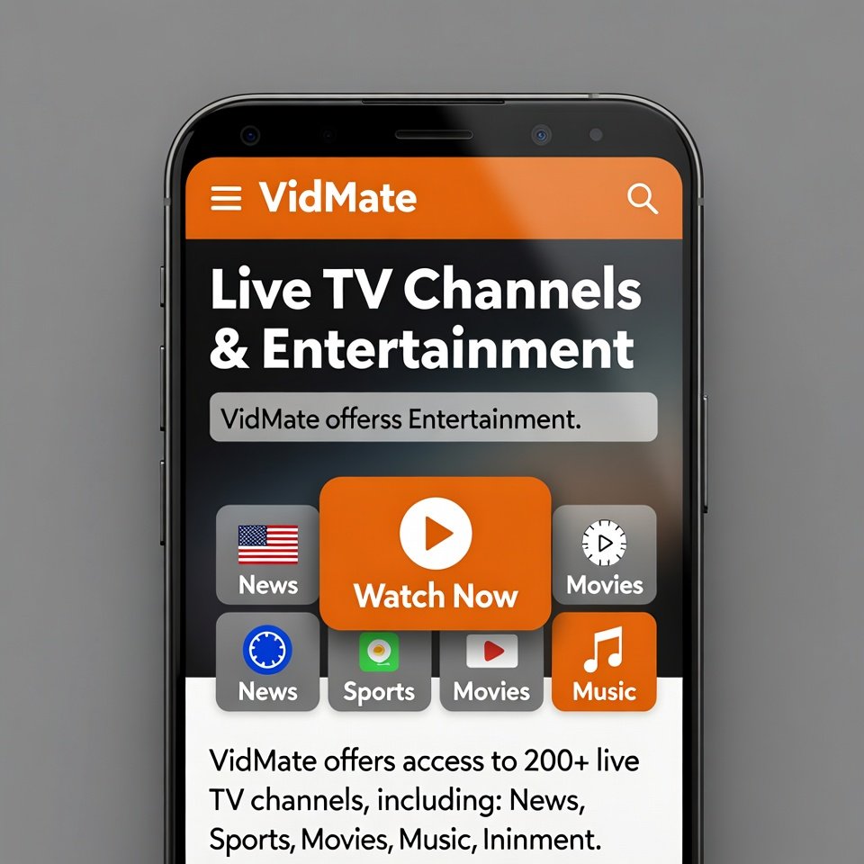It gives live TV channels and entertainments