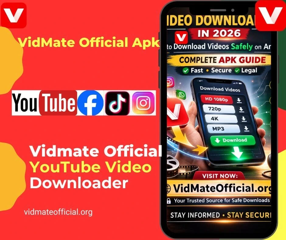 Vidmate official apk is safte to install