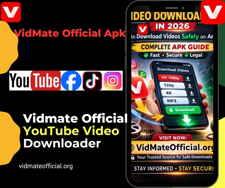 Vidmate official safte to install